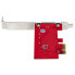 StarTech.com SATA PCIe Card - 2 Port PCIe SATA Expansion Card - 6Gbps - Full/Low Profile - PCI Express to SATA Adapter/Controller - ASM1061 Non-Raid - PCIe to SATA Converter - PCIe - SATA - Red - ASMedia - ASM1161 - 6 Gbit/s - 0 - 85 °C