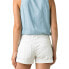 prAna 274708 Women's Standard Elle Short, White, 6W x 5"inseam