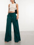 Фото #1 товара Closet London tailored wide leg trouser in petrol