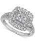 Фото #1 товара Diamond Cluster Ring (1 ct. t.w.) in 10k White Gold