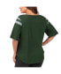 Фото #2 товара Women's Green Michigan State Spartans Linebacker Half-Sleeve T-shirt