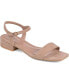 ფოტო #1 პროდუქტის Women's Beyla Block Heel Flat Sandals
