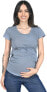 MijaCulture 2-in-1 Short-Sleeved Shirt Nursing Shirt & Maternity Shirt / Nursing Top / Maternity Top 3074