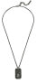 Фото #1 товара Modern men´s steel necklace Wire PEAGN0033803