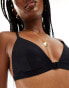 Фото #2 товара ASOS DESIGN Maya mix and match triangle bikini top with front fastening in black