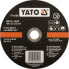 Фото #1 товара Шлифовальный диск Yato для нержавеющей стали 125x1.2x22мм 6103
