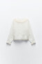 Фото #16 товара Блуза в романтическом стиле с кружевом — zw collection ZARA