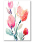 Фото #1 товара Tulips Study II 12" x 18" Gallery-Wrapped Canvas Wall Art