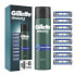 Фото #1 товара Replacement heads Gillette Mach3 8 pcs + Extra Comfort shaving gel (Shave Gel) 200 ml