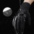 Rękawiczki sportowe dotykowe do telefonu ocieplane antypoślizgowe roz. L czarne