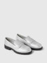 Kids Metallic Loafers