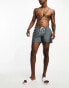 COLLUSION shorter length swim short in grey