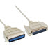 InLine printer cable Bi-Directional 25 Pin D-Sub to 36 Pin Centronics 2m