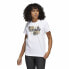 Фото #4 товара Женская футболка с длинным рукавом Adidas Print Graphic белого цвета