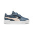 Фото #1 товара Puma Carina 2.0 V Slip On Toddler Girls Grey Sneakers Casual Shoes 39742121