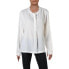 Aqua Womens Crepe Scalloped Blouse White L