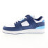 Фото #5 товара Lacoste Court Cage 124 1 SMA Mens Blue Leather Lifestyle Sneakers Shoes