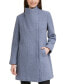 Asymmetrical Bouclé Walker Coat