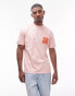 Фото #2 товара Topman oversized fit t-shirt with fruit print in pink