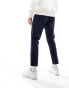 Фото #14 товара ASOS DESIGN cigarette chinos with pleats in navy