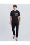 Lw Fleece M Crew Neck T-shirt Erkek Siyah Tshirt S211001-001