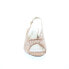 Фото #6 товара David Tate Rosie Womens Beige Extra Wide Synthetic Slingback Heels Shoes