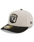 Фото #3 товара Men's Stone, Black Las Vegas Raiders 2023 Salute To Service Low Profile 59FIFTY Fitted Hat