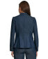 Фото #2 товара Women's Puff-Sleeve Single-Button Blazer