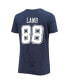 Фото #2 товара Women's CeeDee Lamb Navy Dallas Cowboys Player Icon Name and Number V-Neck T-shirt