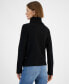 ფოტო #2 პროდუქტის Women's Snowflake Graphic Turtleneck Sweater