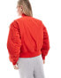 Tommy Jeans Bomber Jacket in Red Красный, XXXL - EU 46 - фото #4