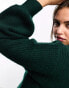 Фото #3 товара Monki cropped knitted jumper in forest green