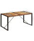 Фото #2 товара Dining Table 63"x31.5"x29.5" Solid Reclaimed Wood