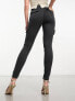 Spanx high waisted cargo pant in washed black