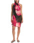 Фото #1 товара Natori Poppy Sheer Pareo Women's Red O/S