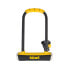 Фото #1 товара OnGuard PitBull Series U-Lock - 4.5 x 9", Keyed, Black/Yellow, Includes bracket