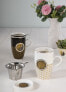 Фото #4 товара Чайная кружка с крышкой и ситечком Goebel Lotus Yin Yang Schwarz
