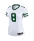 Фото #2 товара Women's Aaron Rodgers Spotlight White New York Jets Alternate Legend Player Jersey