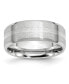 ფოტო #1 პროდუქტის Cobalt Sterling Silver Inlay Satin Beveled Edge Band Ring