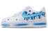 Фото #2 товара 【定制球鞋】 Nike Air Force 1 Low 空军一号低帮盛夏光年冰淇淋波点融化涂鸦手绘夏日主题定制 低帮 板鞋 男女同款 渐变蓝 / Кроссовки Nike Air Force CW2288-111