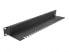 Фото #1 товара Delock 66484 - Brush panel - Black - Metal - 1U - China - 483 mm