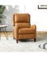 Leather Pushback Recliner chair with Adjustable Backrest for Livingroom