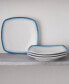 Фото #3 товара Colorscapes Layers Square Dinner Plate Set/4, 10.75"