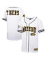 Men's White and Black Missouri Tigers Free Spirited Baseball Jersey