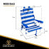 Beach Chair Blue White 62 x 62 x 74 cm