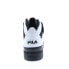 Фото #14 товара Fila V-10 Lux 1CM00881-113 Mens White Leather Lifestyle Sneakers Shoes
