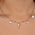 Original bicolor necklace with pendants Passioni SAUN05