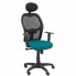 Офисный стул с изголовьем P&C B10CRNC Зеленый/Синий