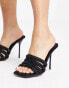 Фото #1 товара Topshop Summer embellished heeled mules in black