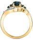 ფოტო #2 პროდუქტის Sapphire (1-1/3 ct. t.w.) & Diamond (1/20 ct. t.w.) Ring in 10k Gold